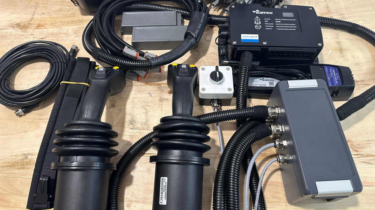 산림용 장비 Proportional Valve Walvoil DPX100 with Control Scanreco RC400 and JP Joysticks Danfoss for Parker, Nordhyraulic, Fassi, Hiab : 사진 21