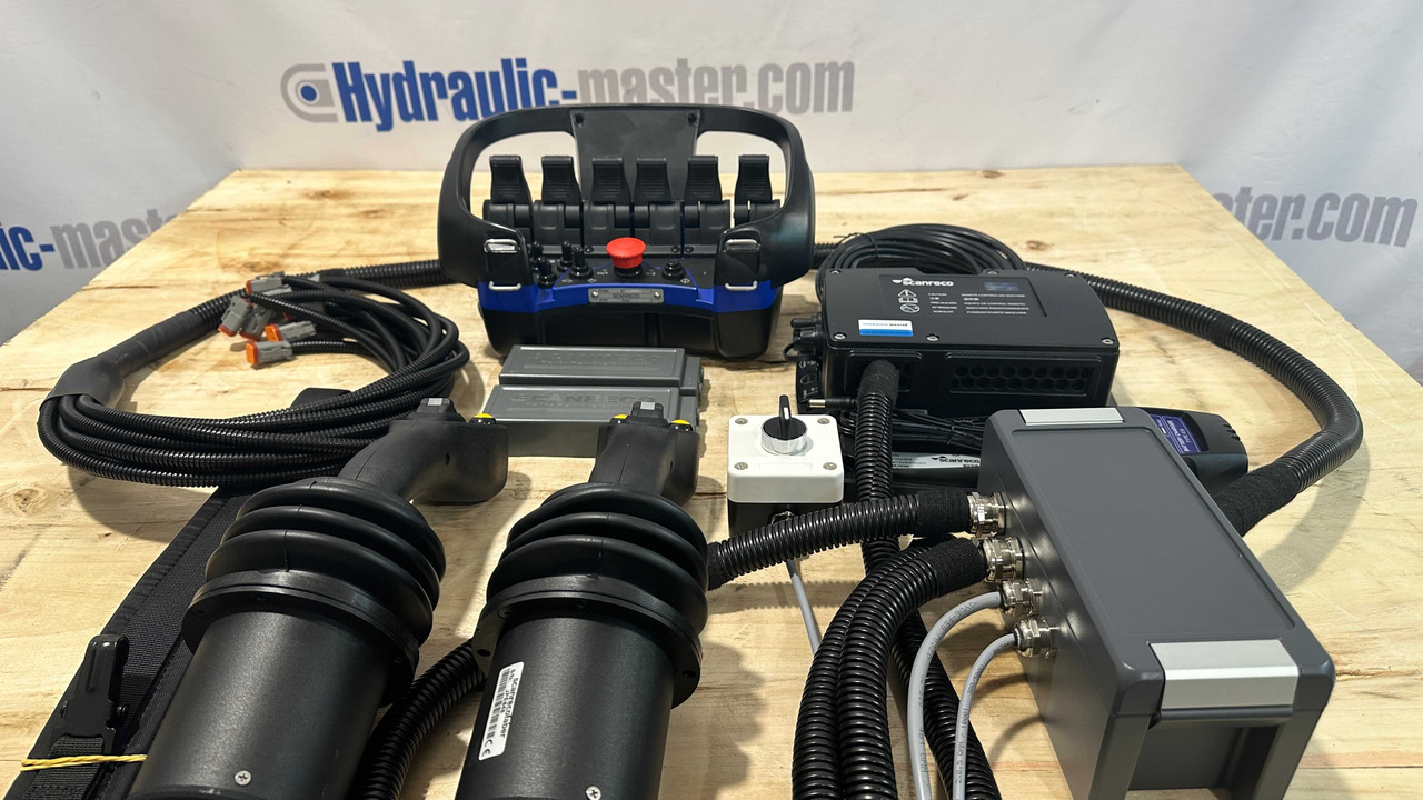 산림용 장비 Proportional Valve Walvoil DPX100 with Control Scanreco RC400 and JP Joysticks Danfoss for Parker, Nordhyraulic, Fassi, Hiab : 사진 17