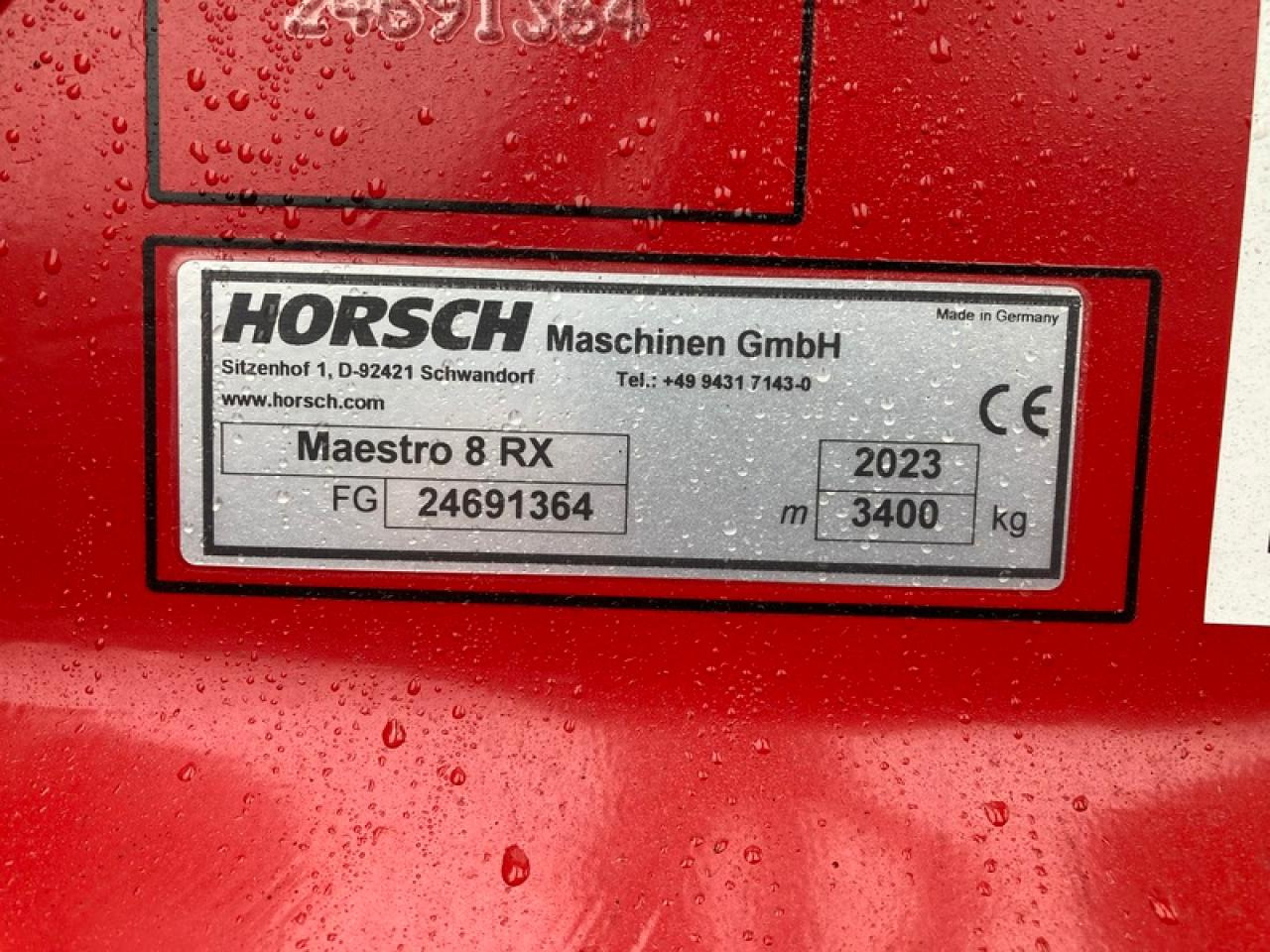 Horsch MAESTRO8.75RX AUTOFORCE - 정밀 파종기 : 사진 5 Horsch MAESTRO8.75RX AUTOFORCE - 정밀 파종기 : 사진 5