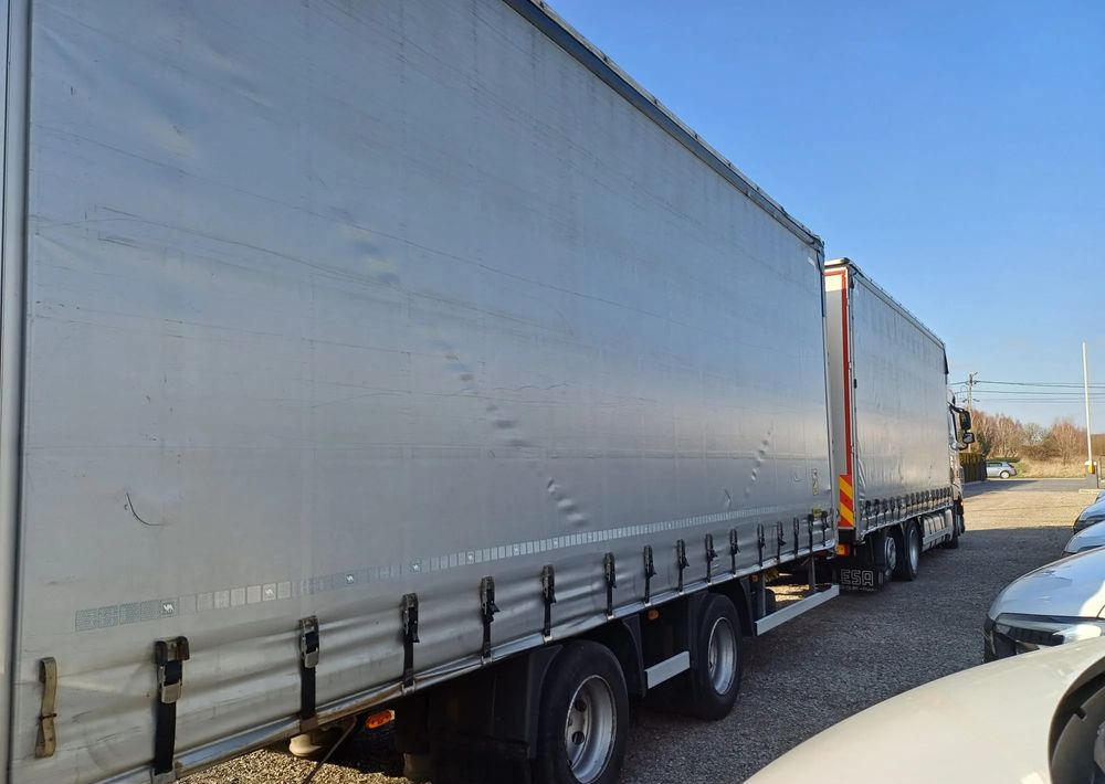 DAF XF 480 SUPER SPACE CAB / ZESTAW TANDEM PRZEJAZDOWY 120m3 - 커튼사이더 트럭 : 사진 3 DAF XF 480 SUPER SPACE CAB / ZESTAW TANDEM PRZEJAZDOWY 120m3 - 커튼사이더 트럭 : 사진 3