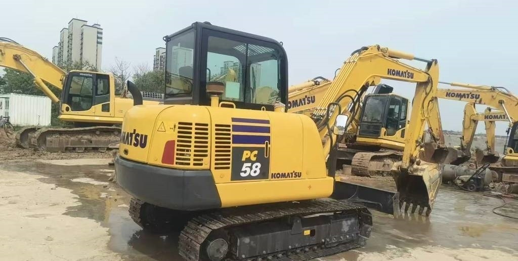 Komatsu PC 58 - 미니 굴삭기 : 사진 4 Komatsu PC 58 - 미니 굴삭기 : 사진 4