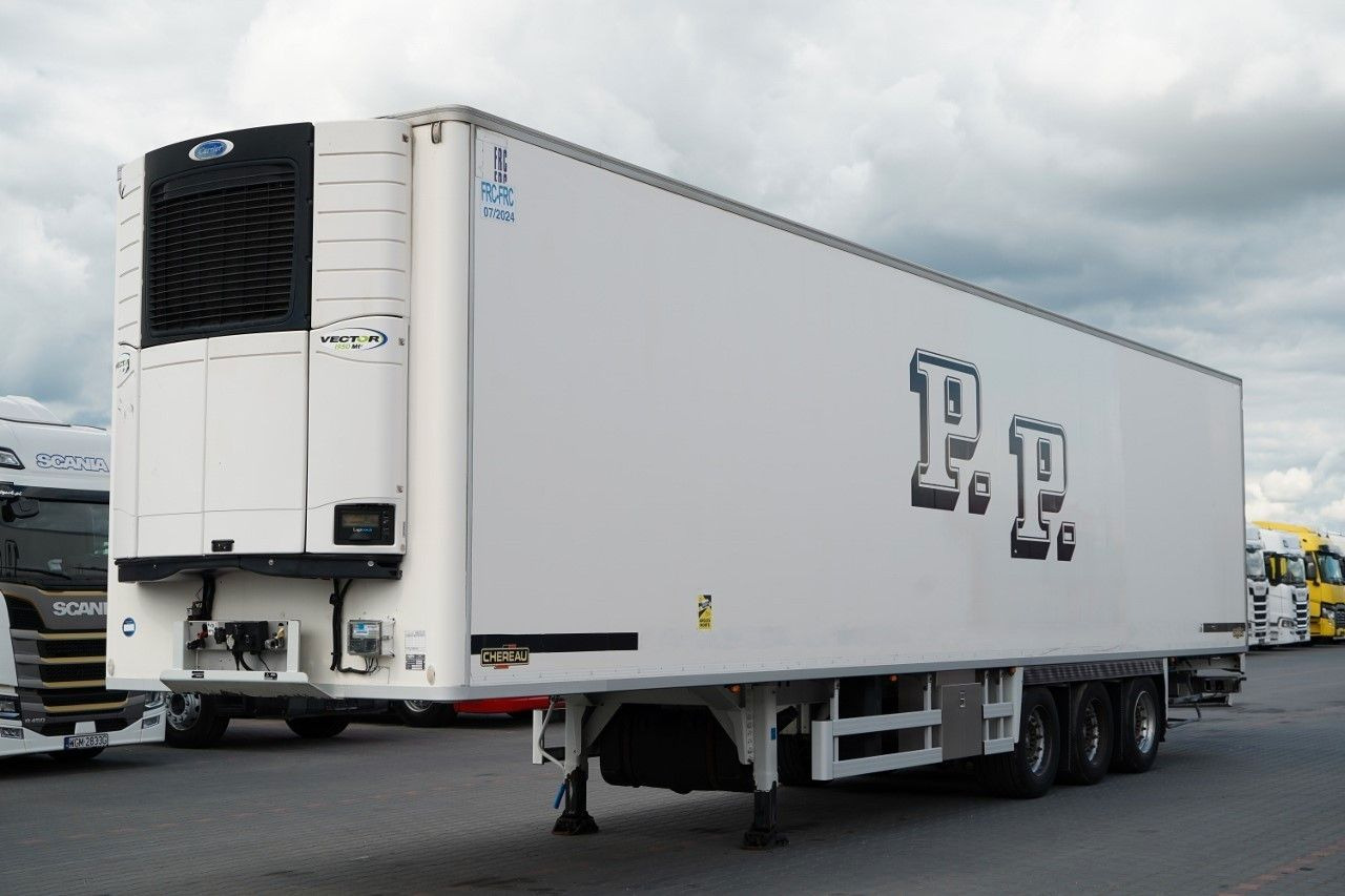 Chereau CHŁODNIA / CARRIER VECTOR 1950MT / DOPPELSTOCK / - 냉동 세미 트레일러 : 사진 3 Chereau CHŁODNIA / CARRIER VECTOR 1950MT / DOPPELSTOCK / - 냉동 세미 트레일러 : 사진 3