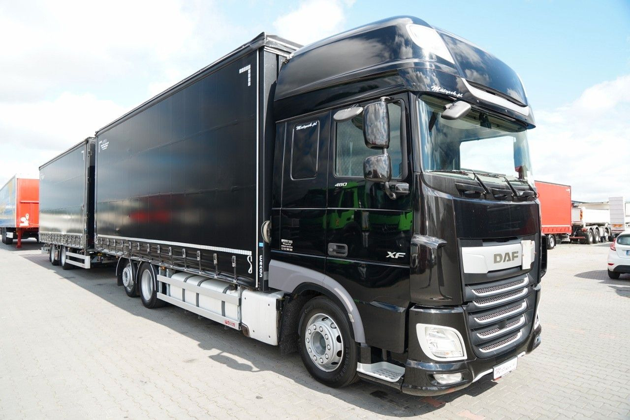 DAF XF 480 / I PARK-COOL / ZESTAW TANDEM / 120 M3 / - 커튼사이더 트럭 : 사진 5 DAF XF 480 / I PARK-COOL / ZESTAW TANDEM / 120 M3 / - 커튼사이더 트럭 : 사진 5