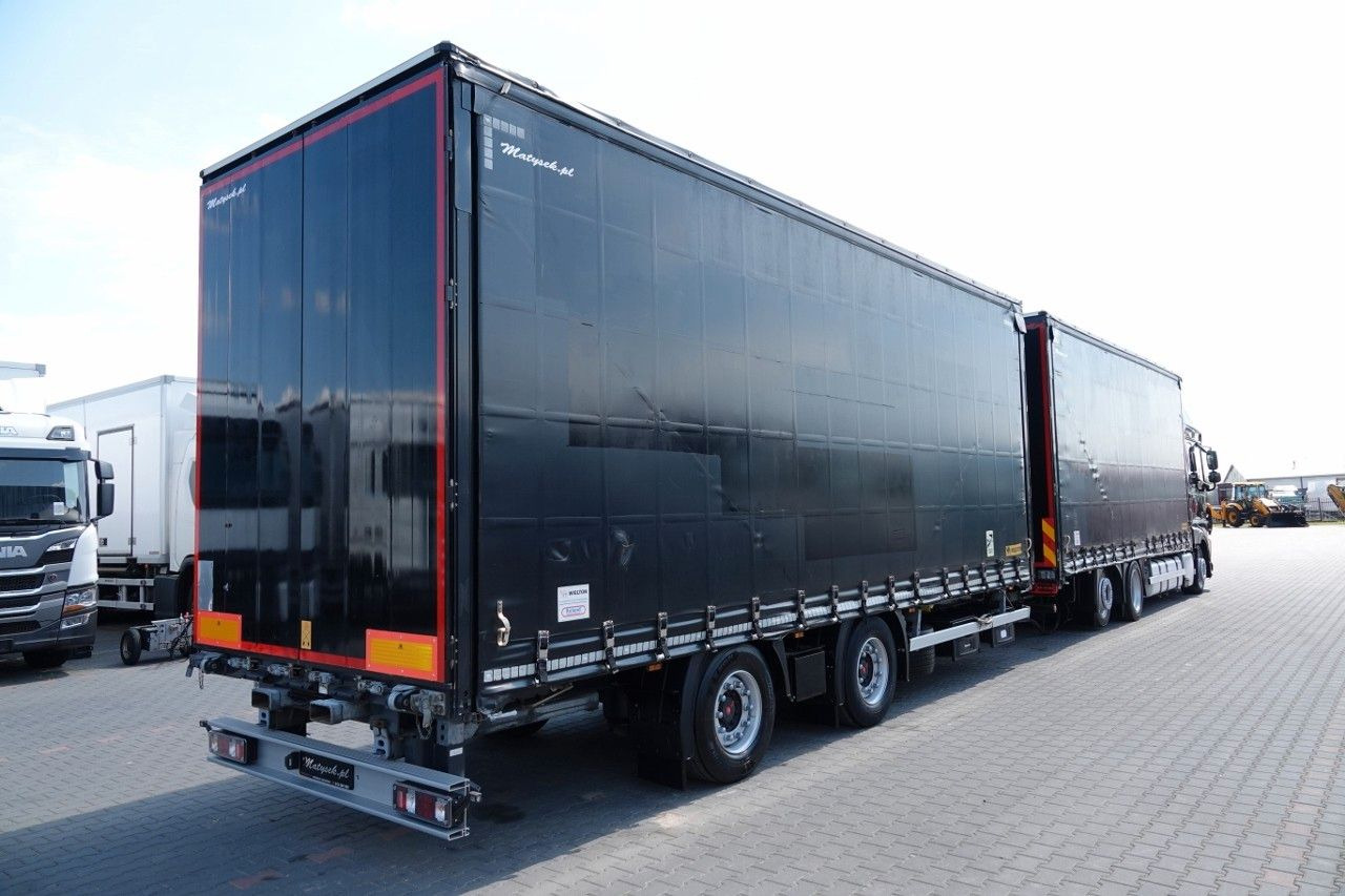 DAF XF 480 / ZESTAW TANDEM / 120 M3 / PRZEJAZDOWY / - 커튼사이더 트럭 : 사진 4 DAF XF 480 / ZESTAW TANDEM / 120 M3 / PRZEJAZDOWY / - 커튼사이더 트럭 : 사진 4
