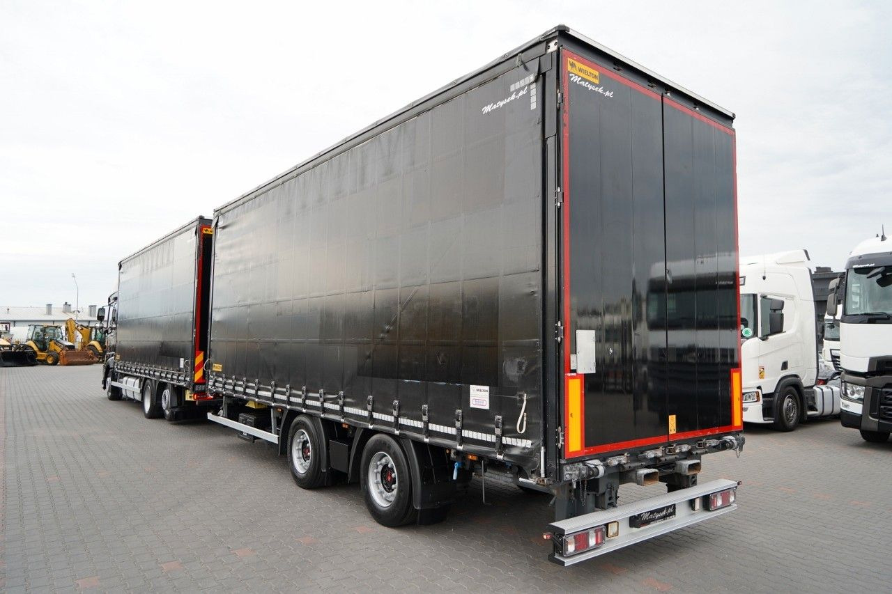 DAF XF 480 / ZESTAW TANDEM / 120 M3 / PRZEJAZDOWY / - 커튼사이더 트럭 : 사진 3 DAF XF 480 / ZESTAW TANDEM / 120 M3 / PRZEJAZDOWY / - 커튼사이더 트럭 : 사진 3