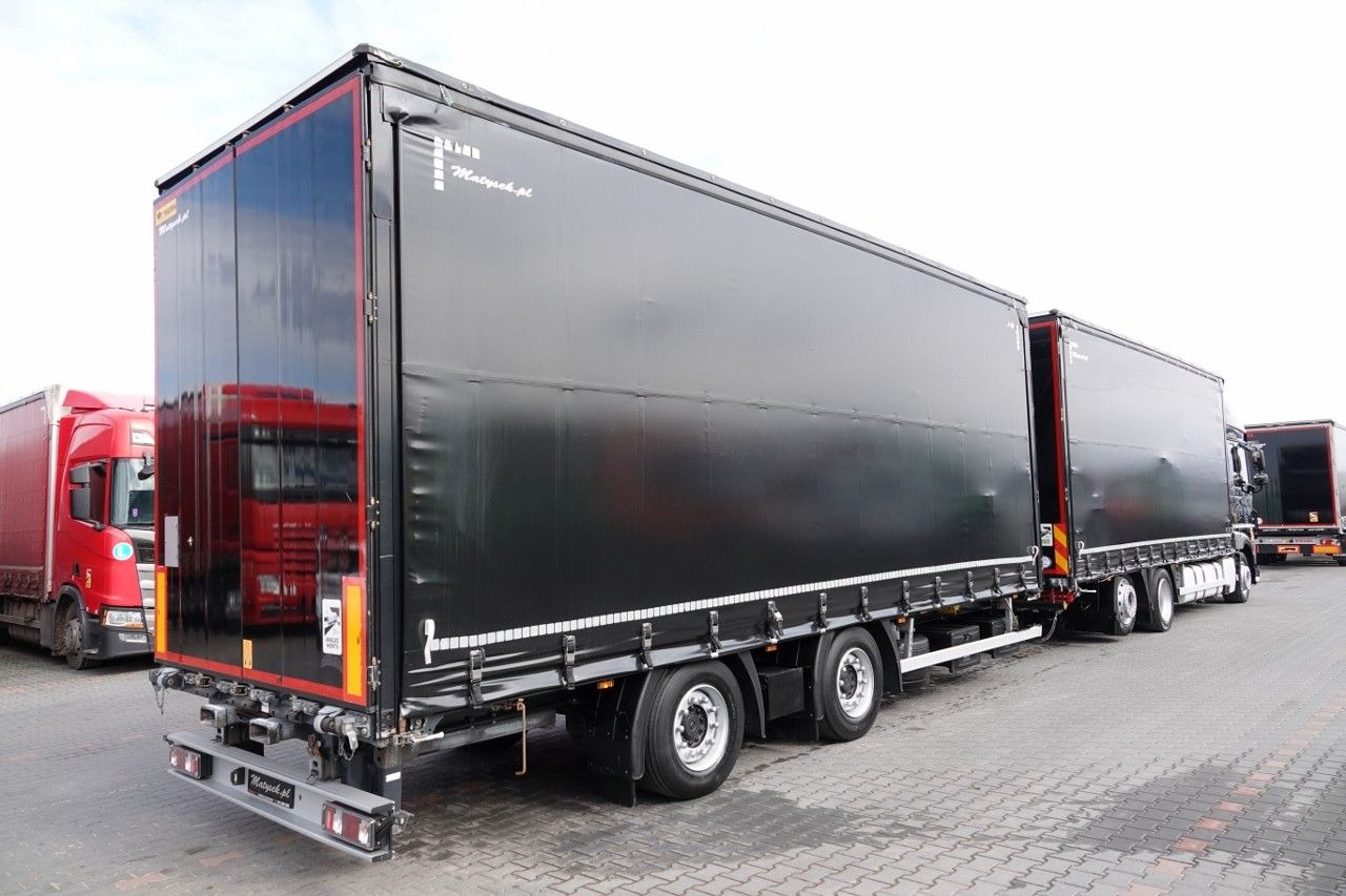 DAF XF 480 / ZESTAW TANDEM / 120 M3 / PRZEJAZDOWY / - 커튼사이더 트럭 : 사진 4 DAF XF 480 / ZESTAW TANDEM / 120 M3 / PRZEJAZDOWY / - 커튼사이더 트럭 : 사진 4