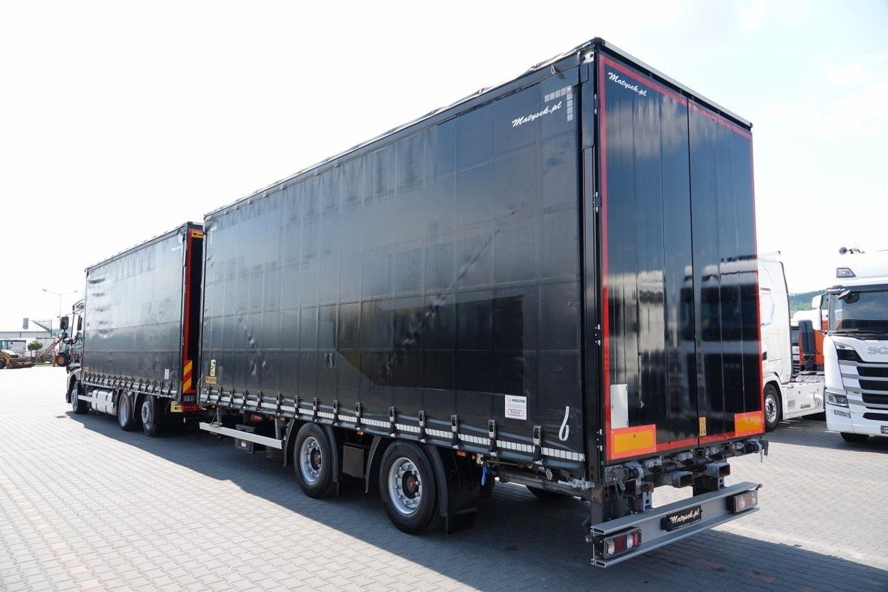 DAF XF 480 / ZESTAW TANDEM / 120 M3 / PRZEJAZDOWY / - 커튼사이더 트럭 : 사진 3 DAF XF 480 / ZESTAW TANDEM / 120 M3 / PRZEJAZDOWY / - 커튼사이더 트럭 : 사진 3