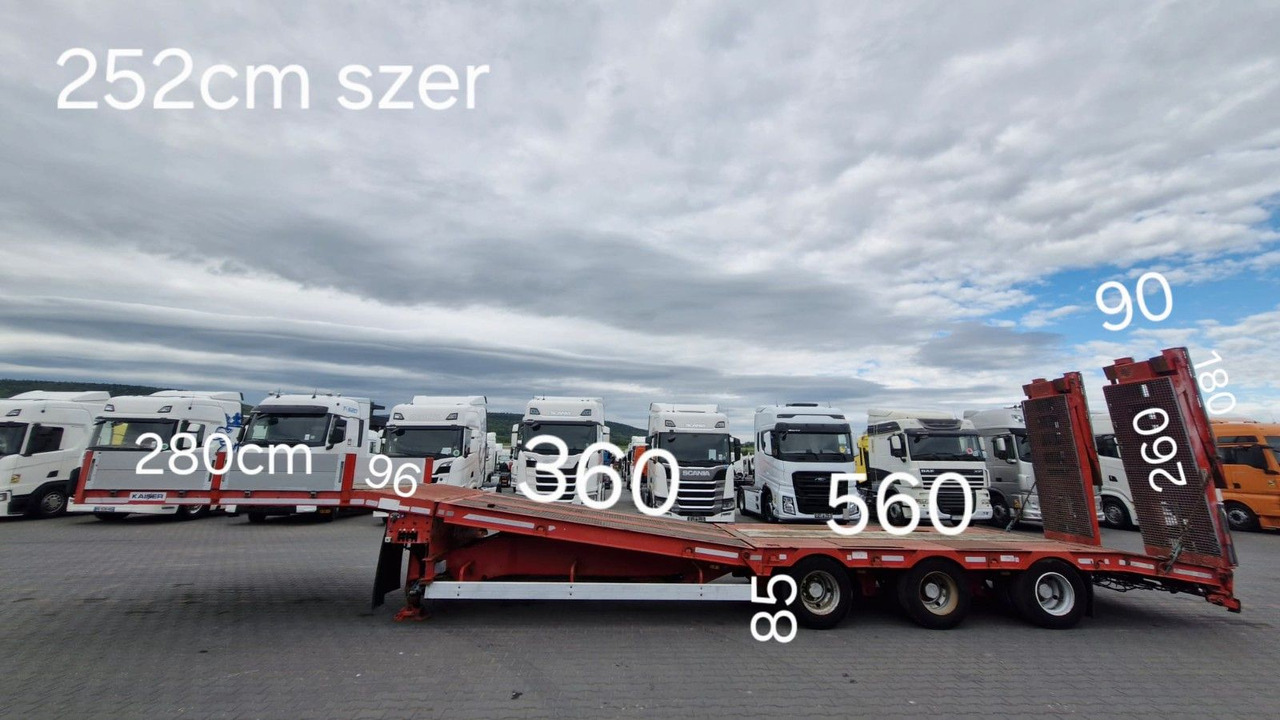Kaiser S450 / NACZEPA LAWETA / NISKOPODWOZIE / PODEST H - 저하대 세미 트레일러 : 사진 2 Kaiser S450 / NACZEPA LAWETA / NISKOPODWOZIE / PODEST H - 저하대 세미 트레일러 : 사진 2