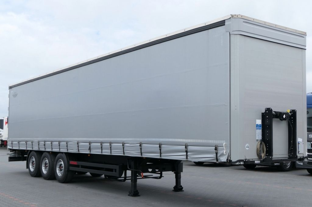 커튼사이더 세미 트레일러 Kögel FIRANKA STANDARD / 2018 ROK / SAF / OPONY 100 % : 사진 1