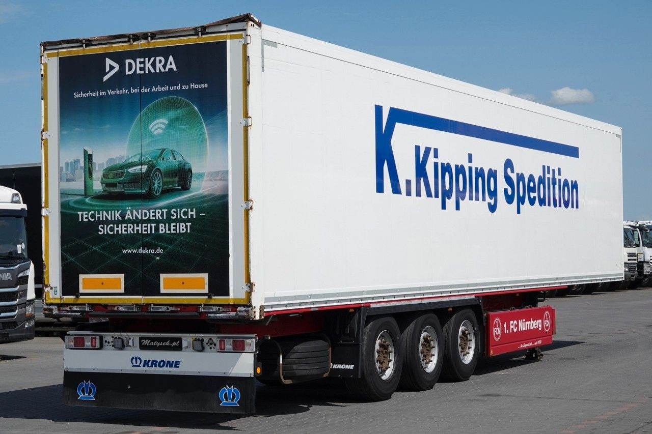 Krone KONTENER / KOFFER / DOPPELSTOCK / PALECIARA / OŚ - 냉동 세미 트레일러 : 사진 4 Krone KONTENER / KOFFER / DOPPELSTOCK / PALECIARA / OŚ - 냉동 세미 트레일러 : 사진 4