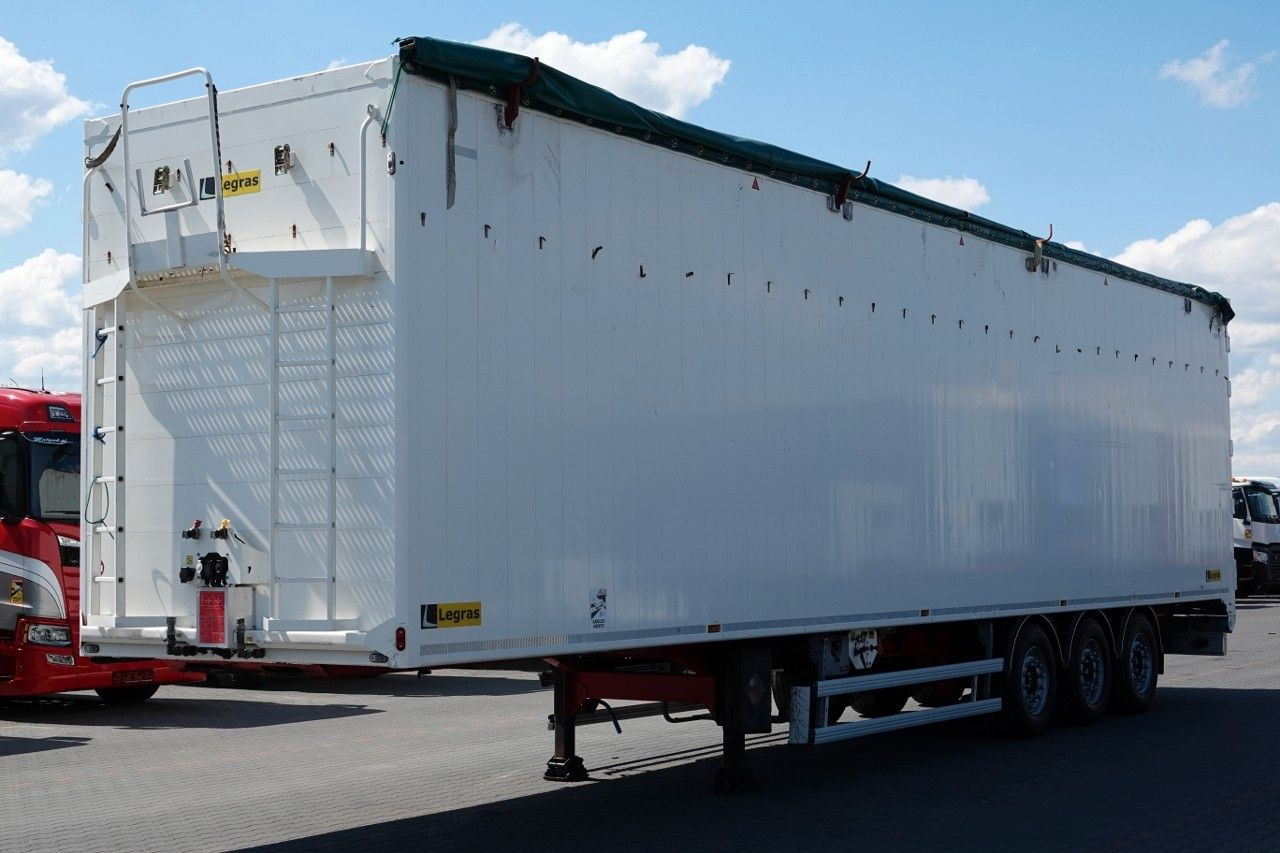 Legras RUCHOMA PODŁOGA / WALKING FLOOR / 98 m3 / OPONY - 워킹 플로어 세미 트레일러 : 사진 1 Legras RUCHOMA PODŁOGA / WALKING FLOOR / 98 m3 / OPONY - 워킹 플로어 세미 트레일러 : 사진 1