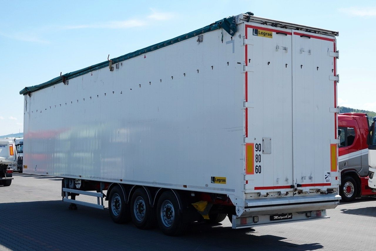 Legras RUCHOMA PODŁOGA / WALKING FLOOR / 98 m3 / OPONY - 워킹 플로어 세미 트레일러 : 사진 2 Legras RUCHOMA PODŁOGA / WALKING FLOOR / 98 m3 / OPONY - 워킹 플로어 세미 트레일러 : 사진 2