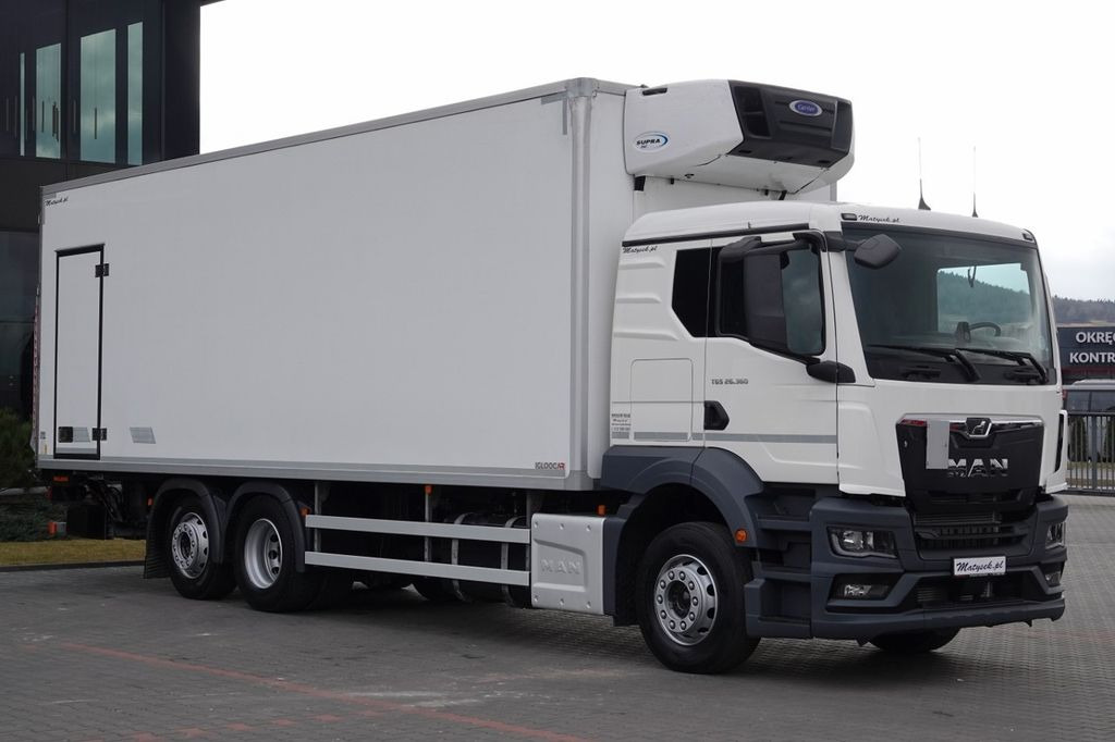 MAN TGS 26.360 / 6x2 / CHŁODNIA -8,2 M / SUPRA 850MT - 냉동탑차 : 사진 1 MAN TGS 26.360 / 6x2 / CHŁODNIA -8,2 M / SUPRA 850MT - 냉동탑차 : 사진 1