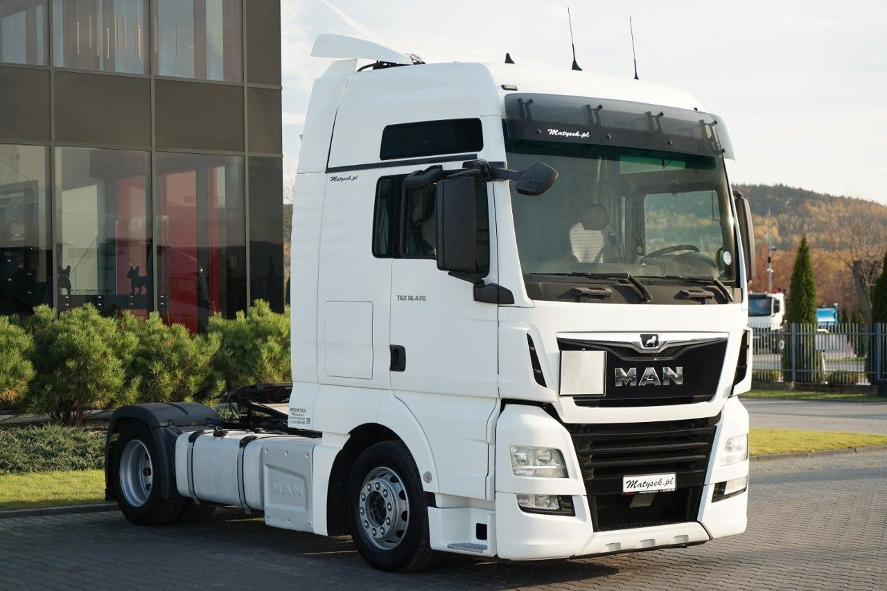 MAN TGX 18.470 / LOW DECK / MEGA / REGULOWANE SIODŁO - 트랙터 유닛 : 사진 2 MAN TGX 18.470 / LOW DECK / MEGA / REGULOWANE SIODŁO - 트랙터 유닛 : 사진 2