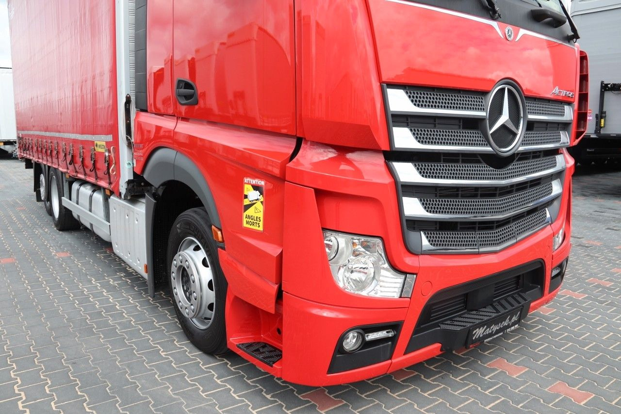 Mercedes-Benz ACTROS 2548 / ZESTAW TANDEM 120 M3 / PRZEJAZDOWY - 커튼사이더 트럭 : 사진 4 Mercedes-Benz ACTROS 2548 / ZESTAW TANDEM 120 M3 / PRZEJAZDOWY - 커튼사이더 트럭 : 사진 4