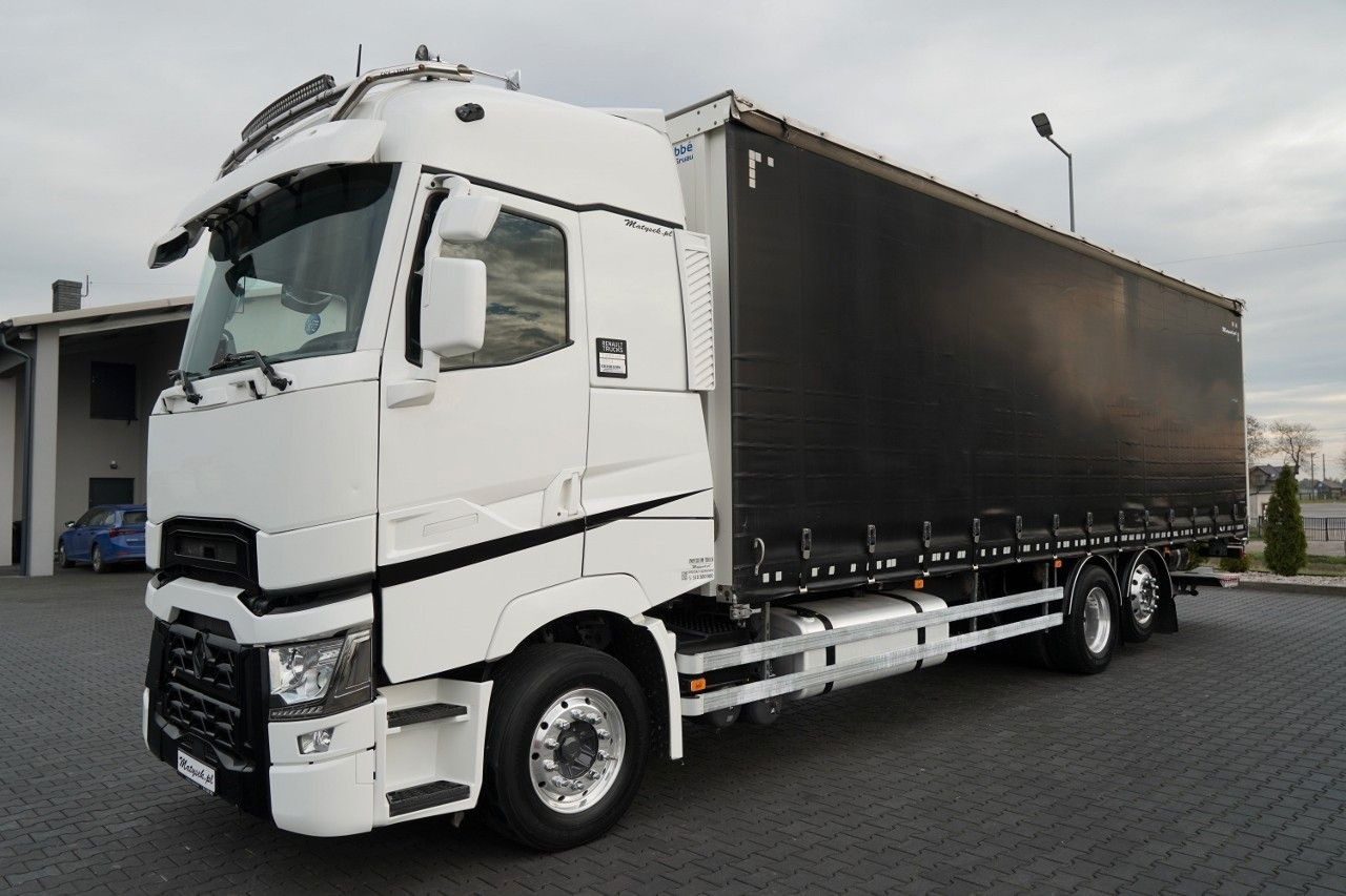 Renault T 440 / 6X2 / SOLÓWKA / FIRANKA 9.5 M / I-PARK C - 커튼사이더 트럭 : 사진 3 Renault T 440 / 6X2 / SOLÓWKA / FIRANKA 9.5 M / I-PARK C - 커튼사이더 트럭 : 사진 3