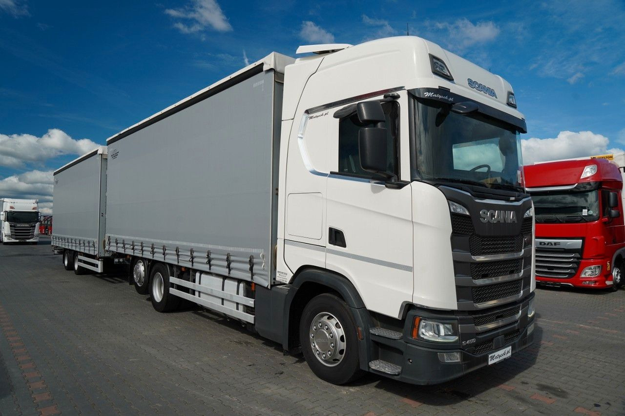 Scania S 450 / ZESTAW TANDEM / 120 M3 / I-PARK COOL Scania S 450 / ZESTAW TANDEM / 120 M3 / PO KONTRAKCIE S - 커튼사이더 트럭 : 사진 2 Scania S 450 / ZESTAW TANDEM / 120 M3 / I-PARK COOL Scania S 450 / ZESTAW TANDEM / 120 M3 / PO KONTRAKCIE S - 커튼사이더 트럭 : 사진 2