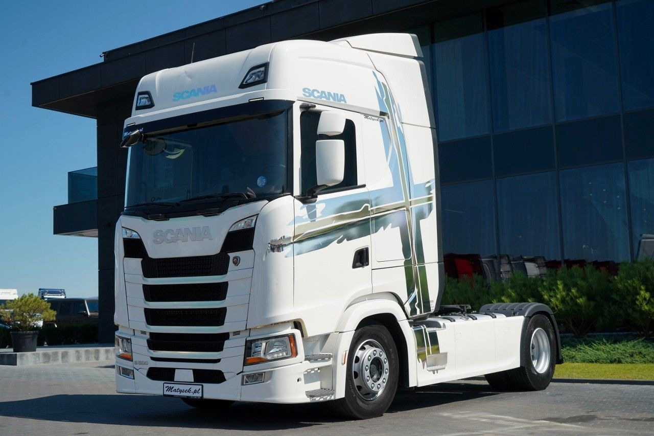 Scania S 500 / RETARDER / FULL AIRMATIC / OPONY 100% / - 트랙터 유닛 : 사진 4 Scania S 500 / RETARDER / FULL AIRMATIC / OPONY 100% / - 트랙터 유닛 : 사진 4