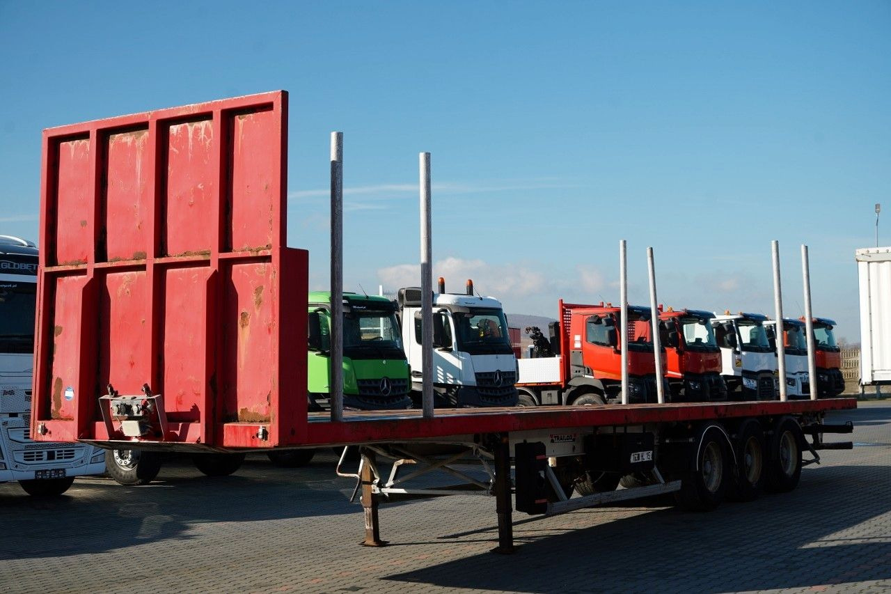 Trailor NACZEPA PLATFORMA / KŁONICE / OŚ SKRĘTNA - 드롭사이드/ 플랫베드 세미 트레일러 : 사진 4 Trailor NACZEPA PLATFORMA / KŁONICE / OŚ SKRĘTNA - 드롭사이드/ 플랫베드 세미 트레일러 : 사진 4