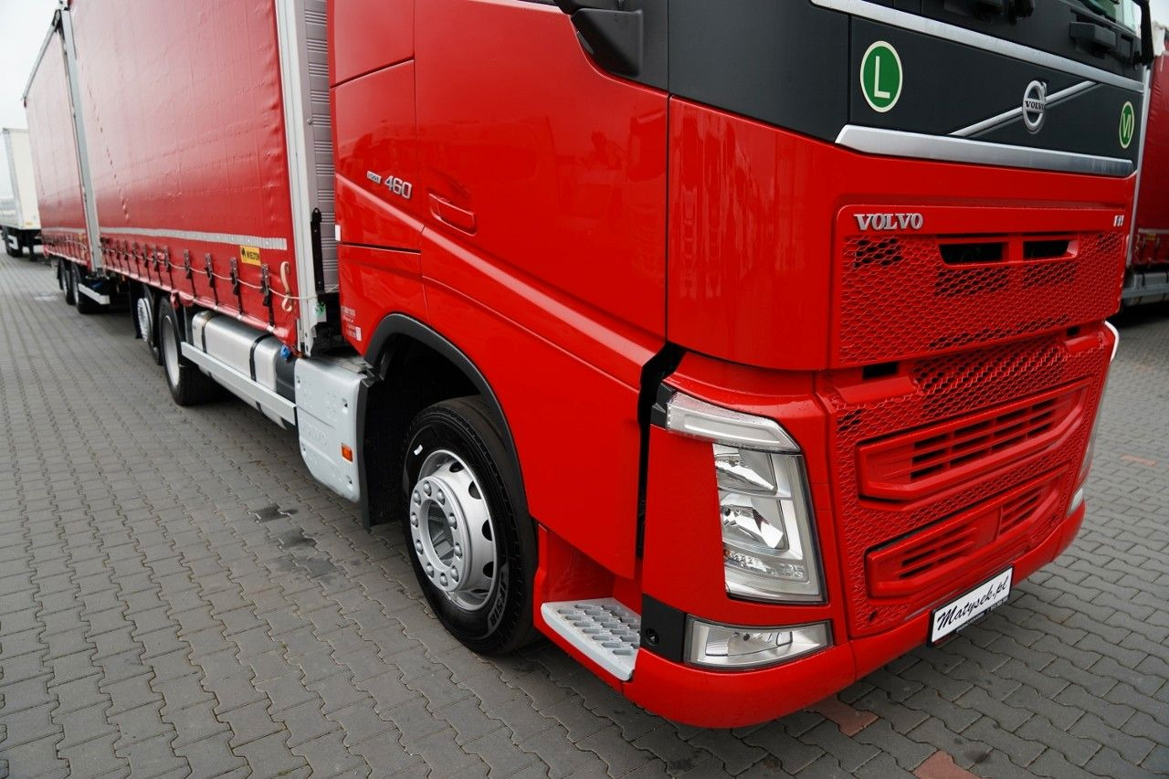 Volvo FH 460 / I-SAVE / ZESTAW TANDEM 120 M3 / PRZEJAZ - 커튼사이더 트럭 : 사진 5 Volvo FH 460 / I-SAVE / ZESTAW TANDEM 120 M3 / PRZEJAZ - 커튼사이더 트럭 : 사진 5