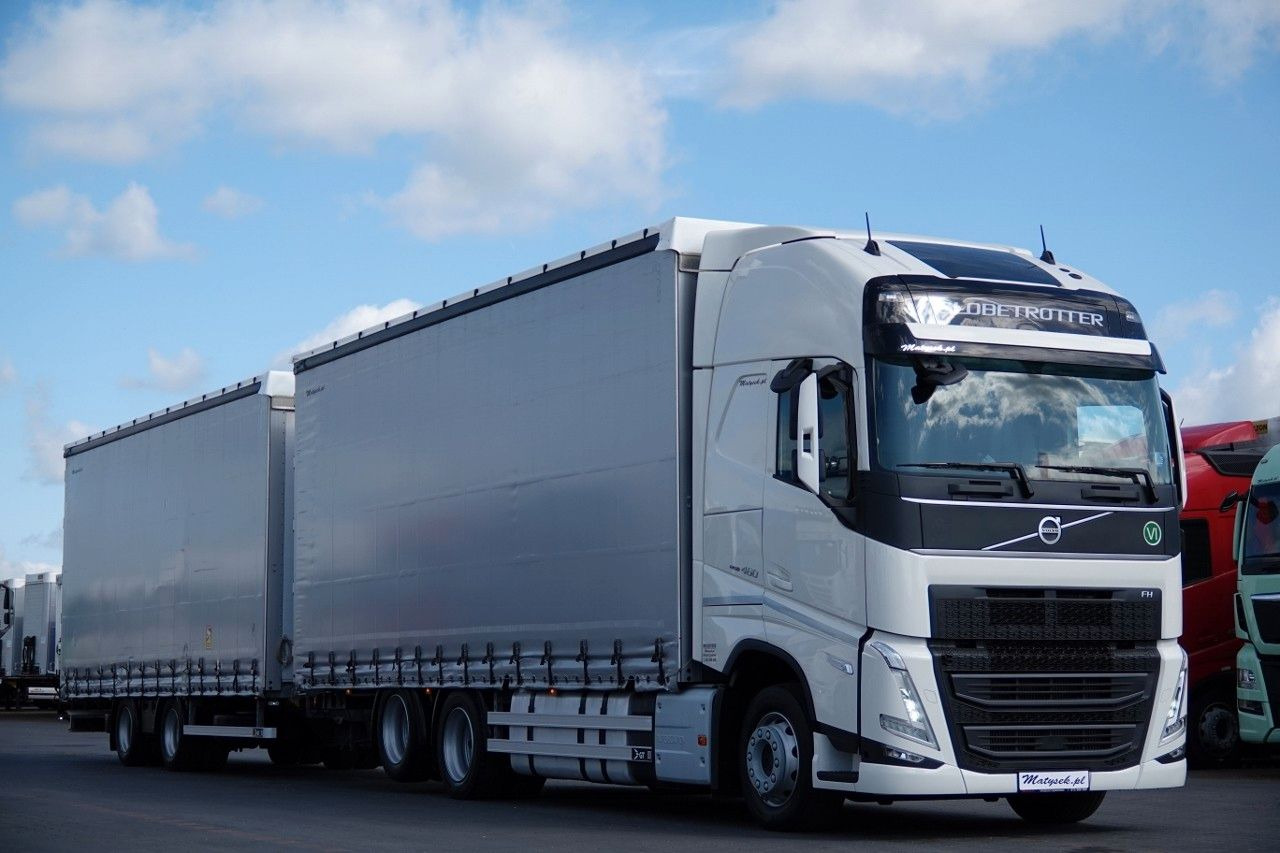 Volvo FH 460 / ZESTAW TANDEM / 120 M3 / CAŁY NA PODUS - 커튼사이더 트럭 : 사진 4 Volvo FH 460 / ZESTAW TANDEM / 120 M3 / CAŁY NA PODUS - 커튼사이더 트럭 : 사진 4