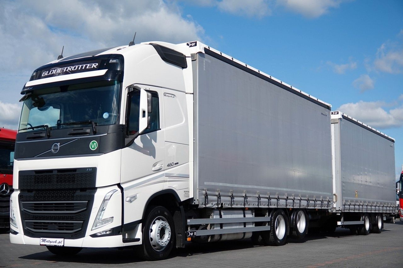 Volvo FH 460 / ZESTAW TANDEM / 120 M3 / CAŁY NA PODUS - 커튼사이더 트럭 : 사진 1 Volvo FH 460 / ZESTAW TANDEM / 120 M3 / CAŁY NA PODUS - 커튼사이더 트럭 : 사진 1