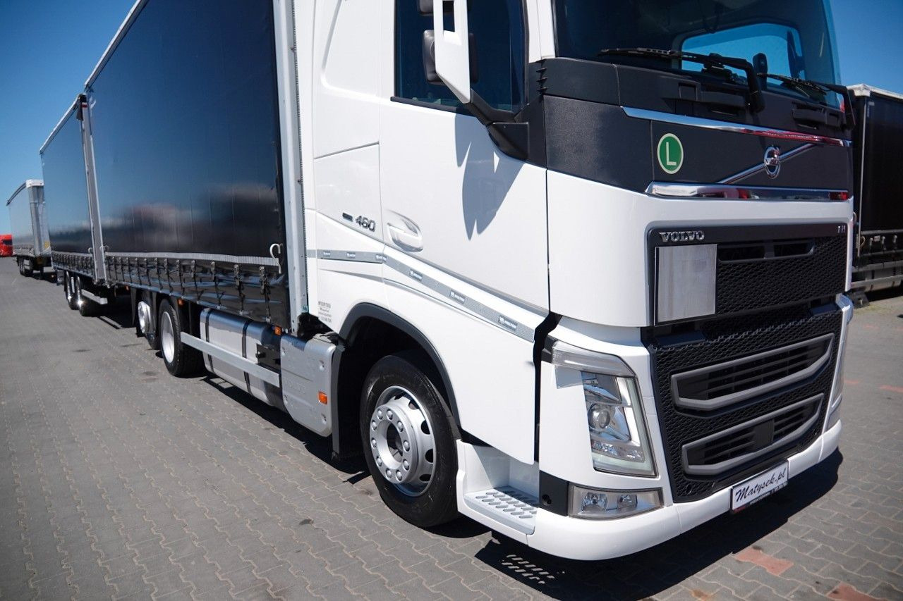 Volvo FH 460 / ZESTAW TANDEM / 120 M3 / FULL AIRMATIC - 커튼사이더 트럭 : 사진 5 Volvo FH 460 / ZESTAW TANDEM / 120 M3 / FULL AIRMATIC - 커튼사이더 트럭 : 사진 5