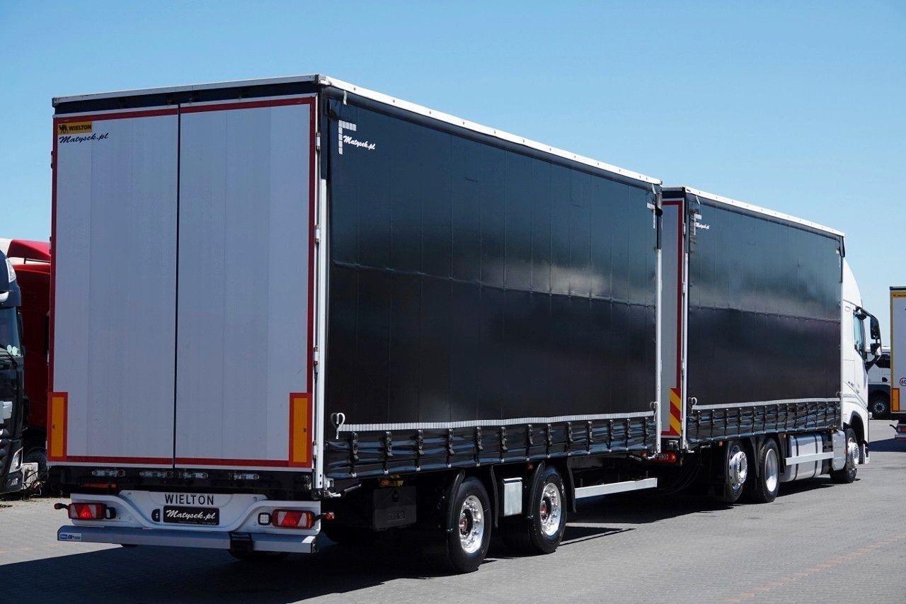 Volvo FH 460 / ZESTAW TANDEM / 120 M3 / FULL AIRMATIC - 커튼사이더 트럭 : 사진 4 Volvo FH 460 / ZESTAW TANDEM / 120 M3 / FULL AIRMATIC - 커튼사이더 트럭 : 사진 4