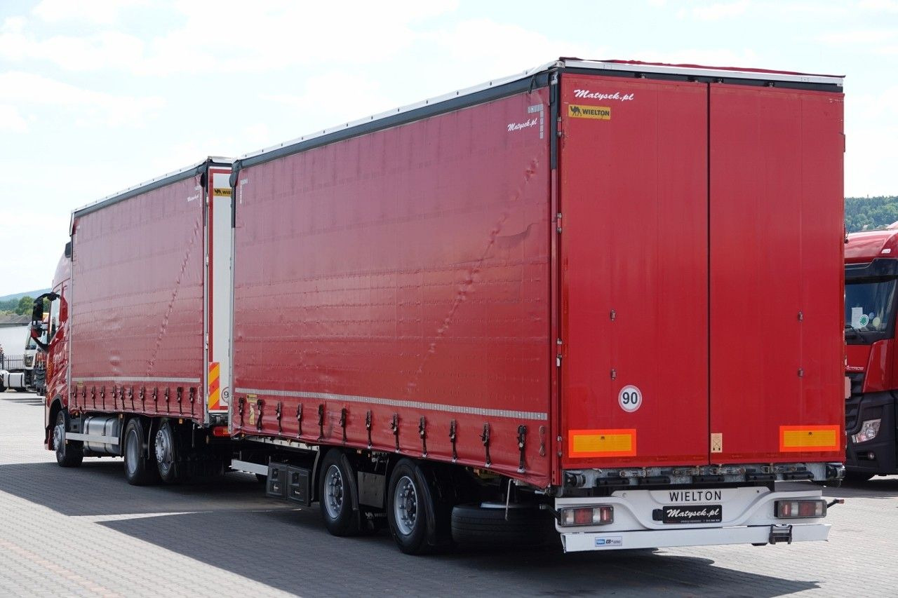 Volvo FH 460 / ZESTAW TANDEM 120 M3 / I-PARK COOL - 커튼사이더 트럭 : 사진 3 Volvo FH 460 / ZESTAW TANDEM 120 M3 / I-PARK COOL - 커튼사이더 트럭 : 사진 3