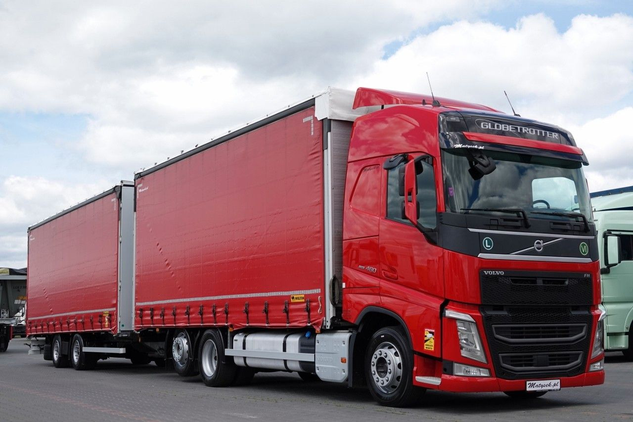 Volvo FH 460 / ZESTAW TANDEM 120 M3 / I-PARK COOL - 커튼사이더 트럭 : 사진 1 Volvo FH 460 / ZESTAW TANDEM 120 M3 / I-PARK COOL - 커튼사이더 트럭 : 사진 1