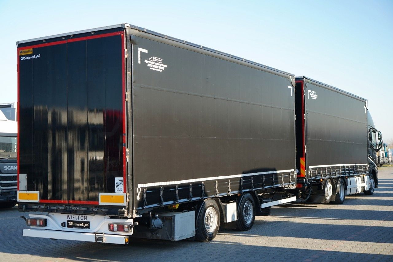 Volvo FH 460 / ZESTAW TANDEM / 120 M3 / PRZEJAZDOWY / - 커튼사이더 트럭 : 사진 3 Volvo FH 460 / ZESTAW TANDEM / 120 M3 / PRZEJAZDOWY / - 커튼사이더 트럭 : 사진 3