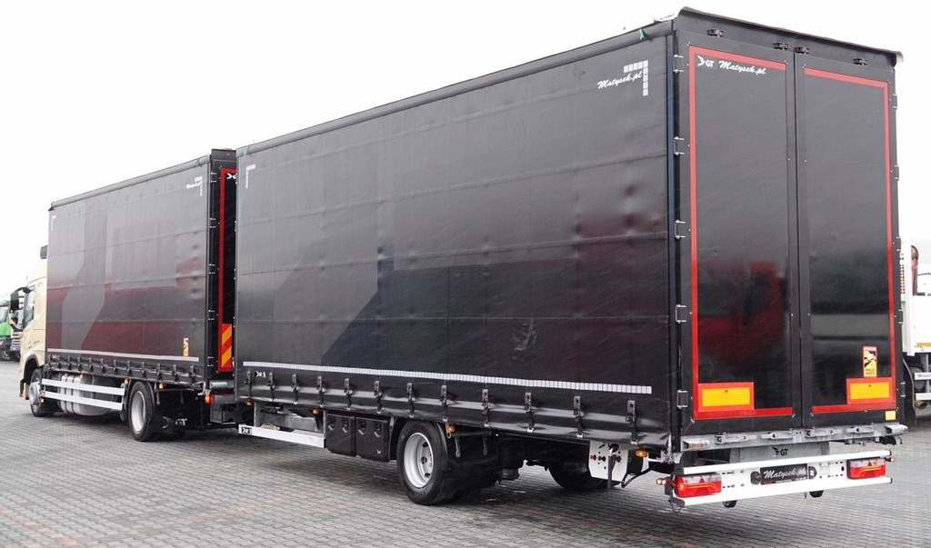 Volvo FM 380 / ZESTAW TANDEM / 120 M3 / PRZEJAZDOWY / - 커튼사이더 트럭 : 사진 2 Volvo FM 380 / ZESTAW TANDEM / 120 M3 / PRZEJAZDOWY / - 커튼사이더 트럭 : 사진 2