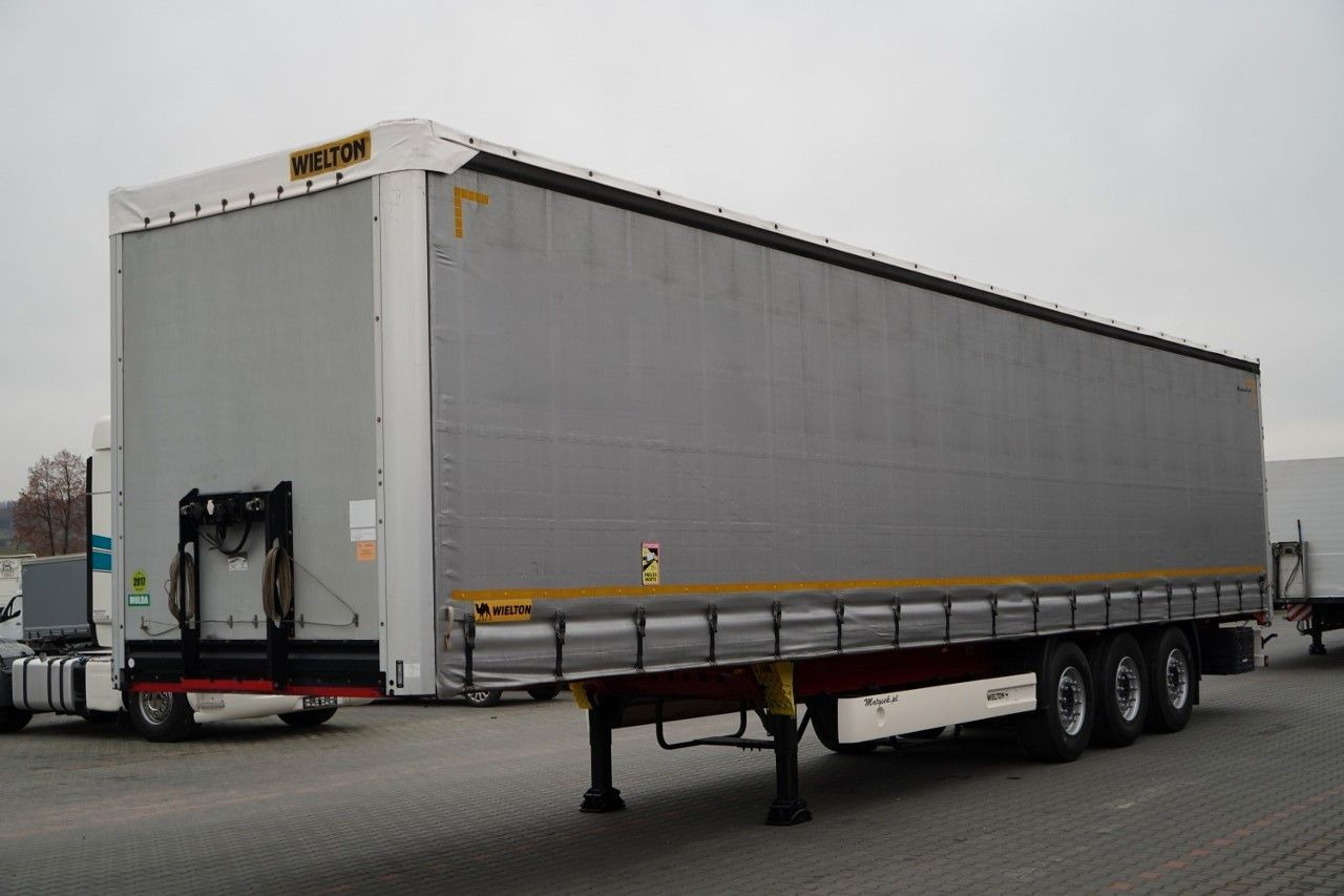 Wielton FIRANKA STANDARD / MULDA DO STALI - 9 M / OŚ POD - 커튼사이더 세미 트레일러 : 사진 1 Wielton FIRANKA STANDARD / MULDA DO STALI - 9 M / OŚ POD - 커튼사이더 세미 트레일러 : 사진 1