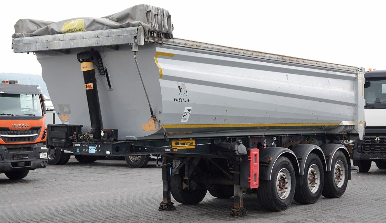 Wielton WYWROTKA / STALOWA / 25m3 / HP RYNNA / OŚ PODNOS - 덤프 세미 트레일러 : 사진 3 Wielton WYWROTKA / STALOWA / 25m3 / HP RYNNA / OŚ PODNOS - 덤프 세미 트레일러 : 사진 3