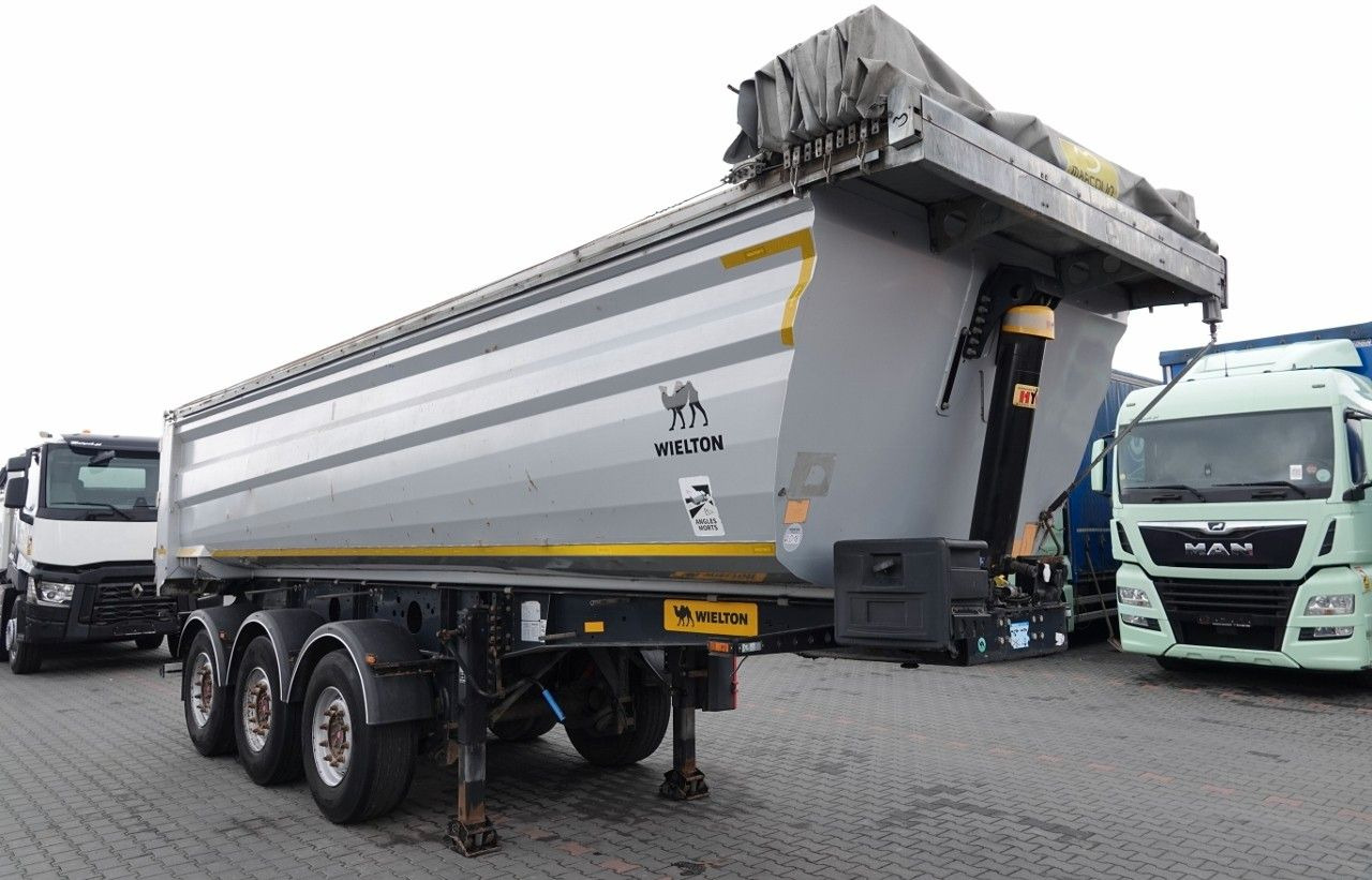 Wielton WYWROTKA / STALOWA / 25m3 / HP RYNNA / OŚ PODNOS - 덤프 세미 트레일러 : 사진 2 Wielton WYWROTKA / STALOWA / 25m3 / HP RYNNA / OŚ PODNOS - 덤프 세미 트레일러 : 사진 2