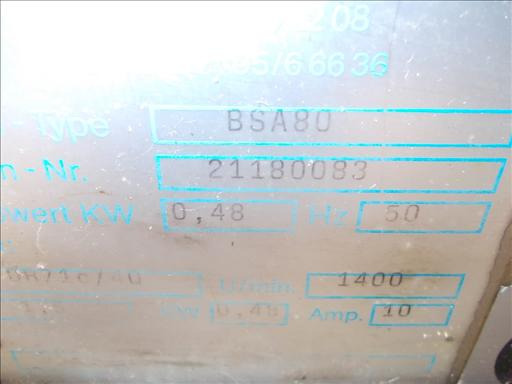 Erka BSA 80 80 Sheeter for Dough Strands (pretzel) - 베이커리 기계 : 사진 3 Erka BSA 80 80 Sheeter for Dough Strands (pretzel) - 베이커리 기계 : 사진 3