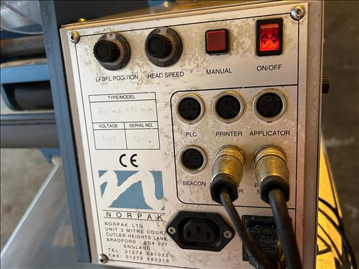 Norpak Rover150 label applicator - 포장기 : 사진 5 Norpak Rover150 label applicator - 포장기 : 사진 5