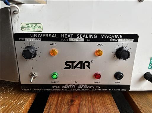 Star S91 Bag sealer - 포장기 : 사진 4 Star S91 Bag sealer - 포장기 : 사진 4