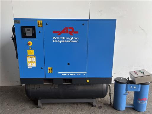 Worthington Creyssensac RLR208B500G10 Air compressor - 식품기계 : 사진 1 Worthington Creyssensac RLR208B500G10 Air compressor - 식품기계 : 사진 1