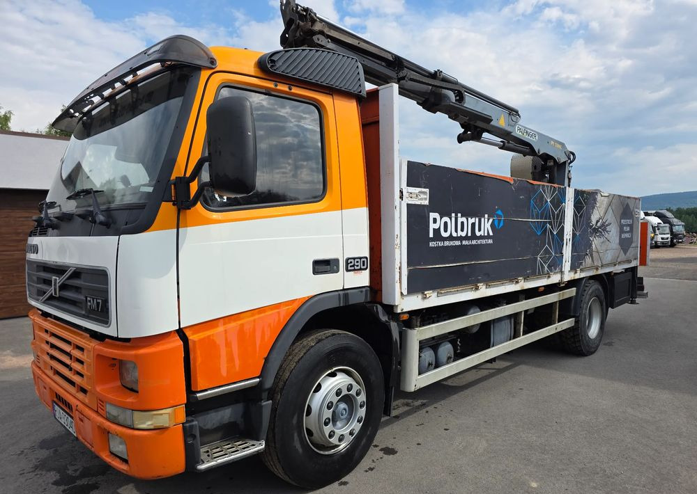 Volvo FM7 - 드롭사이드/ 플랫베드 트럭, 크레인 트럭 : 사진 1 Volvo FM7 - 드롭사이드/ 플랫베드 트럭, 크레인 트럭 : 사진 1