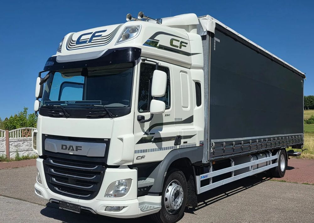 DAF CF290/CF320/FIRANKA/WINDA DHOLLANDIA / E6/JEDEN WŁAŚCICIEL/SPROWADZONY/22PALETY/2019/PODNOSZONY DACH/ JAK NOWY - 커튼사이더 트럭 : 사진 2 DAF CF290/CF320/FIRANKA/WINDA DHOLLANDIA / E6/JEDEN WŁAŚCICIEL/SPROWADZONY/22PALETY/2019/PODNOSZONY DACH/ JAK NOWY - 커튼사이더 트럭 : 사진 2