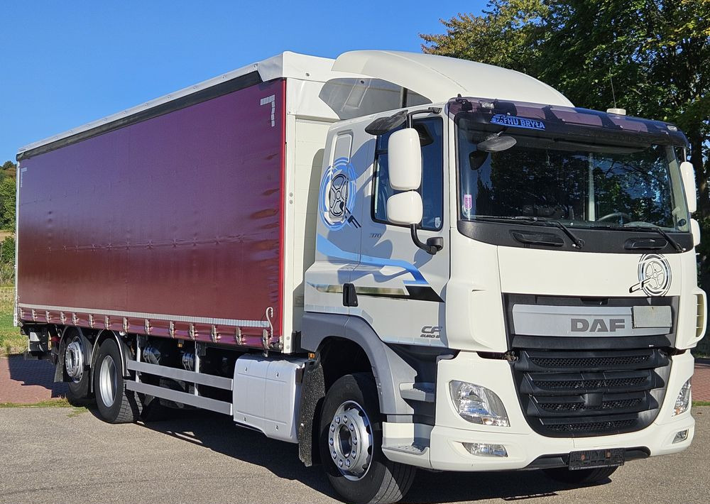 DAF CF370/410/BURTO-FIRANKA/RETARDER/WINDA/OŚ SKRĘTNA-PODNOSZONA/E6/SPROWADZONY/20PALET/BURTO-FIRANKA - 커튼사이더 트럭 : 사진 2 DAF CF370/410/BURTO-FIRANKA/RETARDER/WINDA/OŚ SKRĘTNA-PODNOSZONA/E6/SPROWADZONY/20PALET/BURTO-FIRANKA - 커튼사이더 트럭 : 사진 2