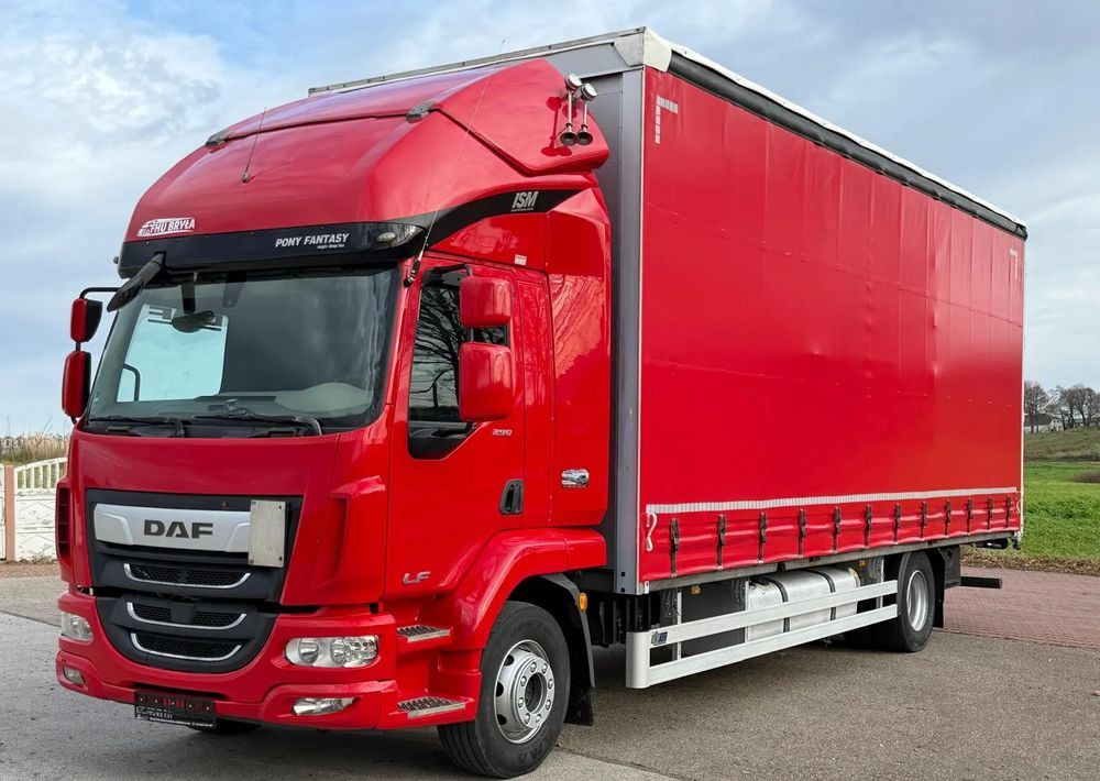 DAF LF 260 / WINDA / 16TON DMC / 3M WYSOKOŚĆ / JUMBO / FIRANKA / SYPIALKA / AUTOMAT / JEDEN WŁAŚCICIE / EURO 6 / 2017/ SPROWADZONY / 19 PALET / DUŻA ŁADOWNOŚĆ / - 커튼사이더 트럭 : 사진 1 DAF LF 260 / WINDA / 16TON DMC / 3M WYSOKOŚĆ / JUMBO / FIRANKA / SYPIALKA / AUTOMAT / JEDEN WŁAŚCICIE / EURO 6 / 2017/ SPROWADZONY / 19 PALET / DUŻA ŁADOWNOŚĆ / - 커튼사이더 트럭 : 사진 1