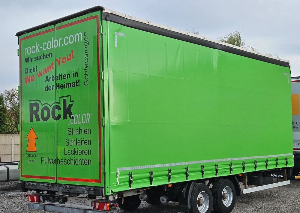 Fliegl PRZYCZEPA CIĘŻAROWA / TANDEM / 2 OSIE / 18 PALET / GÓRNY REGULOWANY SPRZĘG / 10500DMC / 7 TON ŁADOWNOŚĆ - 커튼사이더 트레일러 : 사진 3 Fliegl PRZYCZEPA CIĘŻAROWA / TANDEM / 2 OSIE / 18 PALET / GÓRNY REGULOWANY SPRZĘG / 10500DMC / 7 TON ŁADOWNOŚĆ - 커튼사이더 트레일러 : 사진 3