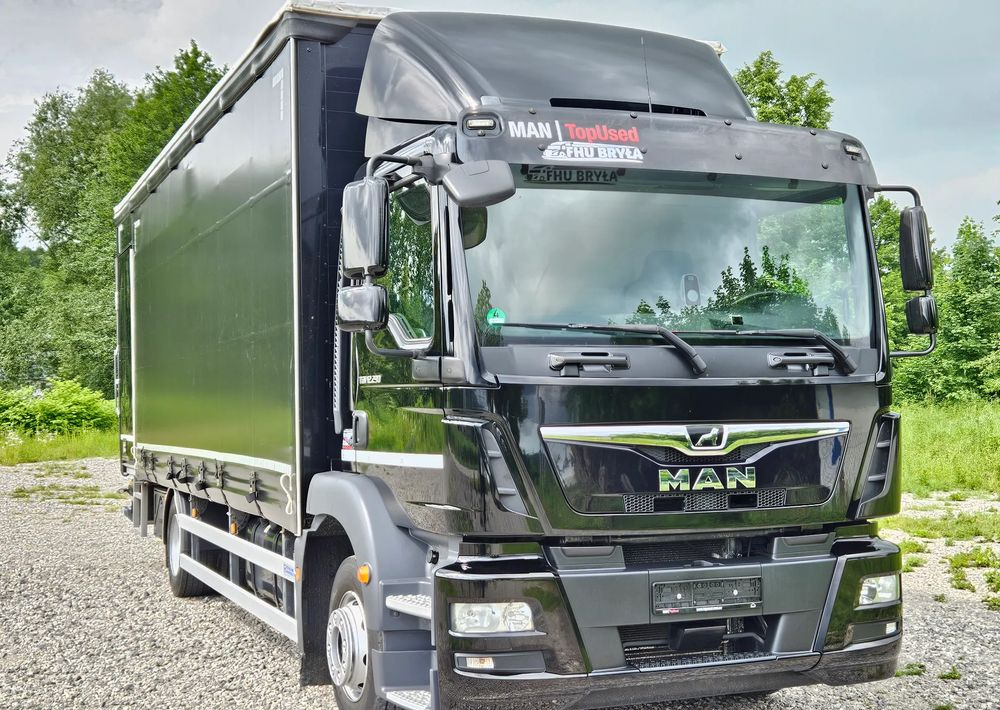 MAN TGM 12.290/15.290/E6/FIRANKA/BOCZNE DRZWI/BURTO-FIRANKA/18PALET/WINDA/NISKI PRZEBIEG/2018/CAŁY NA PODUSZKACH/SERWISOWANY - 커튼사이더 트럭 : 사진 2 MAN TGM 12.290/15.290/E6/FIRANKA/BOCZNE DRZWI/BURTO-FIRANKA/18PALET/WINDA/NISKI PRZEBIEG/2018/CAŁY NA PODUSZKACH/SERWISOWANY - 커튼사이더 트럭 : 사진 2