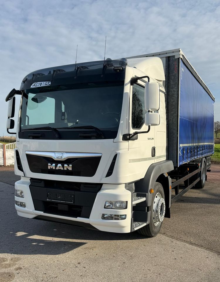 MAN TGM 15.290 / FIRANKA / 2016R / KLIMA POSTOJOWA /SPROWADZONY/ 8T ŁADOWNOŚĆ / 17 PALET / E6 / WINDA / - 커튼사이더 트럭 : 사진 1 MAN TGM 15.290 / FIRANKA / 2016R / KLIMA POSTOJOWA /SPROWADZONY/ 8T ŁADOWNOŚĆ / 17 PALET / E6 / WINDA / - 커튼사이더 트럭 : 사진 1