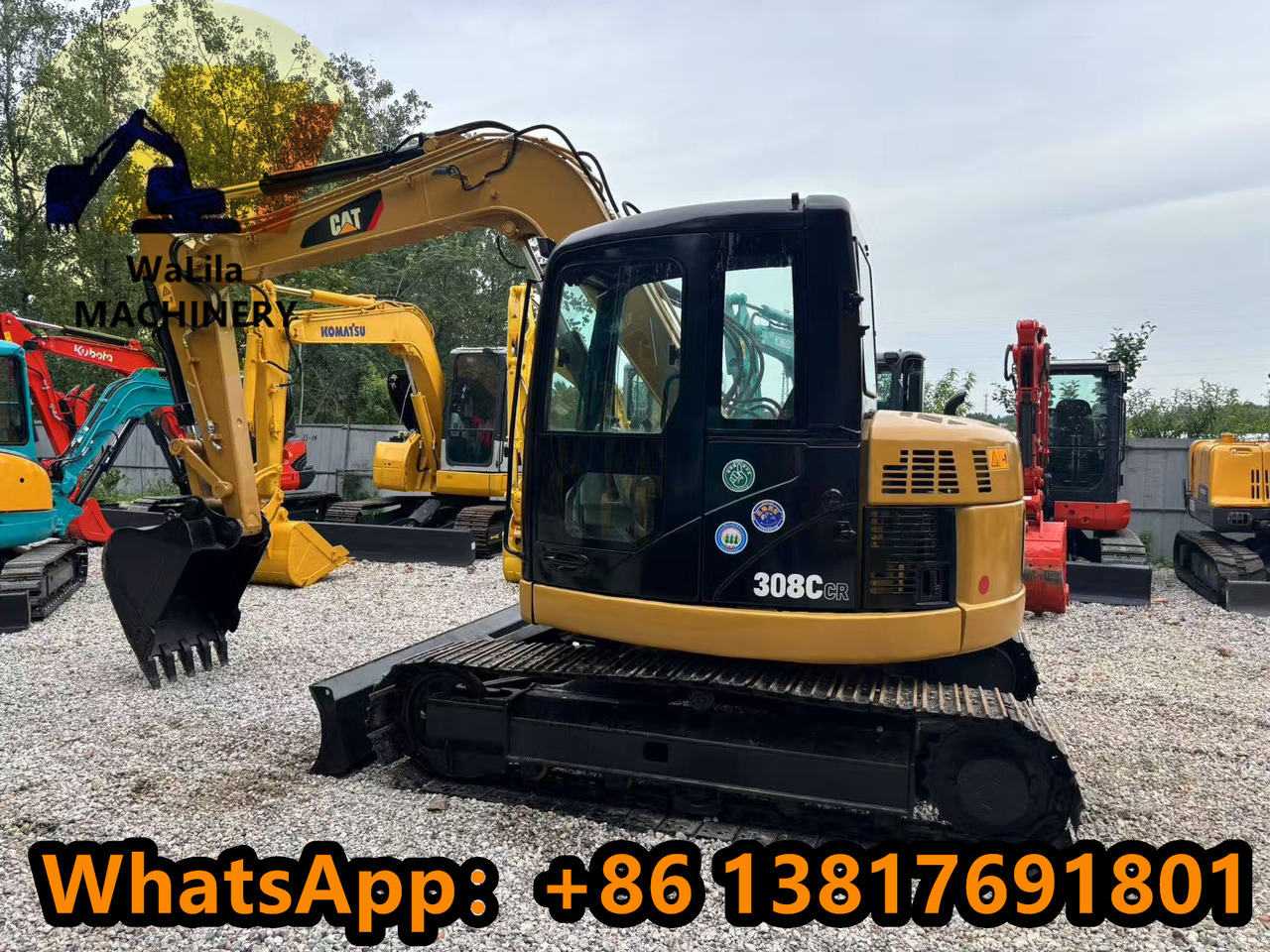 CAT CAT 308CCR - 미니 굴삭기 : 사진 1 CAT CAT 308CCR - 미니 굴삭기 : 사진 1