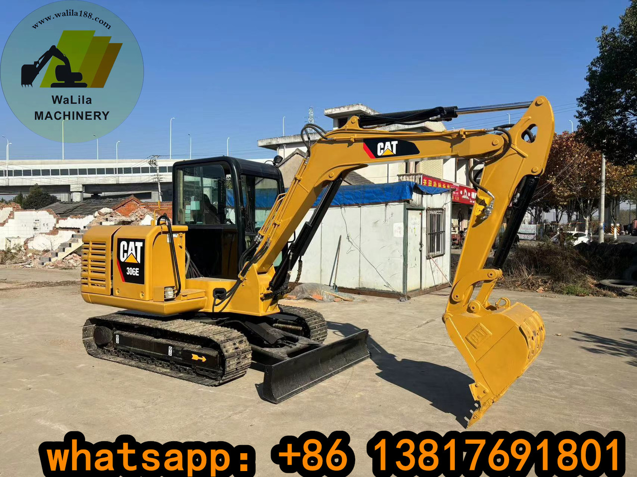 CATERPILLAR CAT306E2 - 미니 굴삭기 : 사진 3 CATERPILLAR CAT306E2 - 미니 굴삭기 : 사진 3