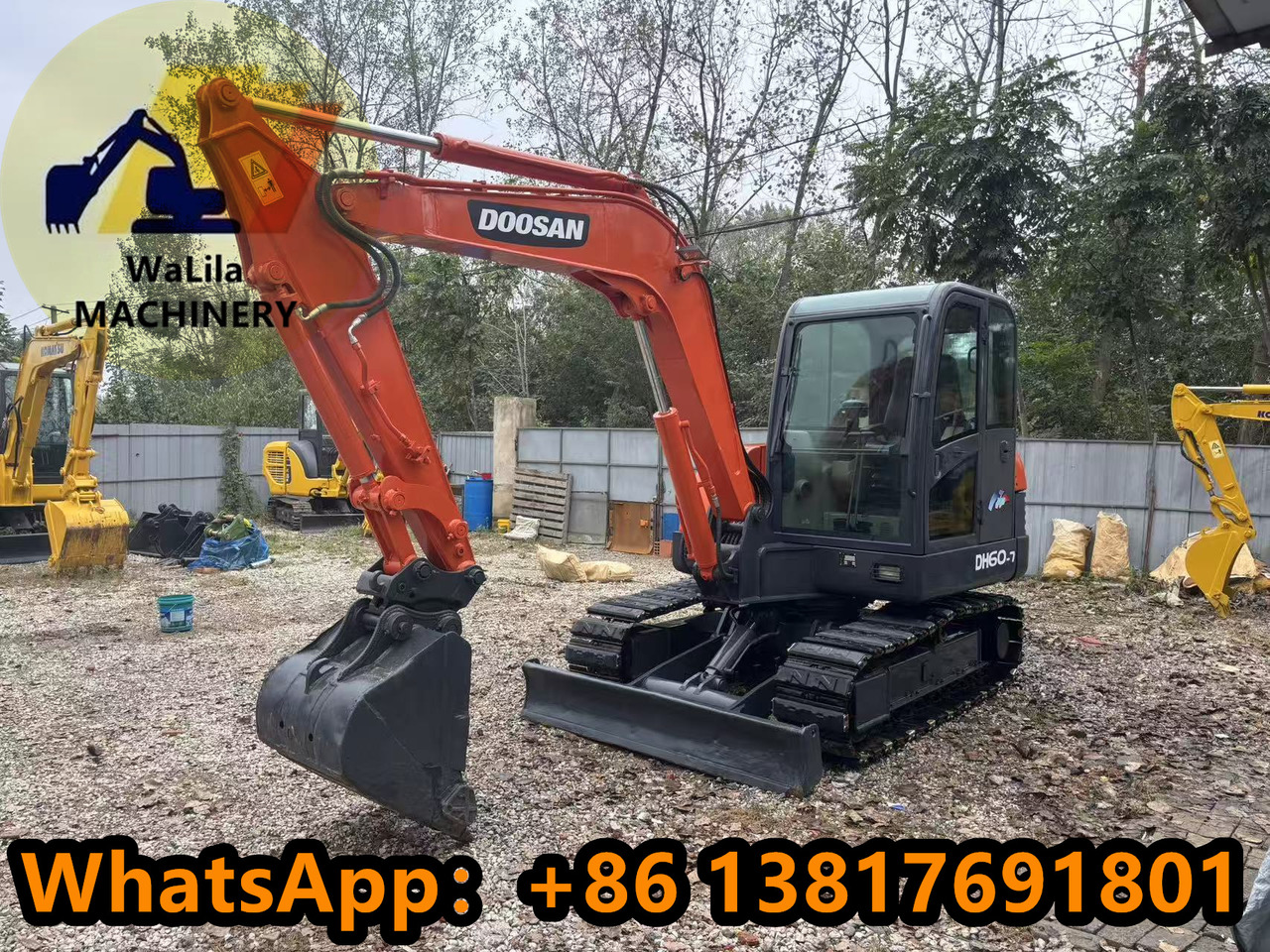 DOOSAN DH60 - 미니 굴삭기 : 사진 5 DOOSAN DH60 - 미니 굴삭기 : 사진 5