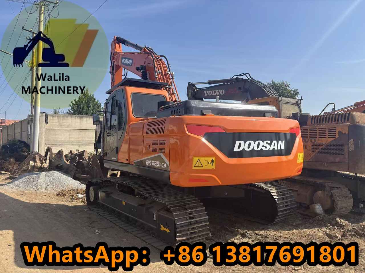 DOOSAN DX225LCA - 크롤러 굴삭기 : 사진 1 DOOSAN DX225LCA - 크롤러 굴삭기 : 사진 1